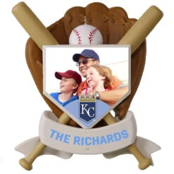 Hallmark MLB Kansas City Royals™ Baseball Personalized Ornament, Custom Photo And Text