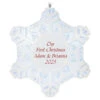 Hallmark Magic Sparkling Snowflake Script Text Personalized Ornament With Light -Hallmark Gift Shop Magic Sparkling Snowflake Script Text Personalized Keepsake Ornament With Light 2999QHE2010B1 01