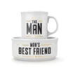 Genuine Fred Howligans Mug And Dog Bowl, Set Of 2 -Hallmark Gift Shop Man Mug and Mans Best Friend Dog Bowl 5280434 01