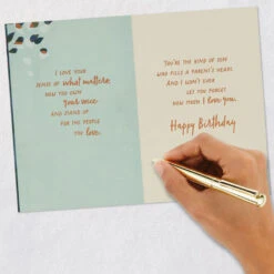 Hallmark How Much I Love You Birthday Card For Son -Hallmark Gift Shop Man Silhouette Birthday Card for Son 699MAN4280 09