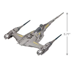 Hallmark Star Wars: The Mandalorian™ The Mandalorian's N-1 Starfighter™ Ornament -Hallmark Gift Shop Mandalorian Starfighter Keepsake Ornament 2999QXI7119 03