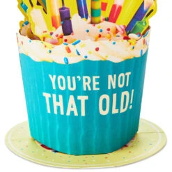 Hallmark You're Not That Old Funny Pop-Up Birthday Card -Hallmark Gift Shop Many Candles Birthday Cupcake Birthday Card 5RZW1212 05