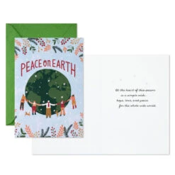 Hallmark Peace On Earth Boxed Christmas Cards, Pack Of 16 -Hallmark Gift Shop Many Nations Peace Boxed Christmas Cards Pack 1XPX2712 03