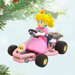 Hallmark Nintendo Mario Kart™ Princess Peach Ornament -Hallmark Gift Shop Mario Kart Princess Peach Keepsake Ornament 5QXI7991 02