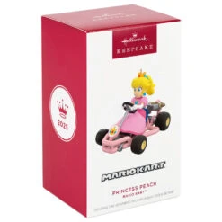 Hallmark Nintendo Mario Kart™ Princess Peach Ornament -Hallmark Gift Shop Mario Kart Princess Peach Keepsake Ornament 5QXI7991 08