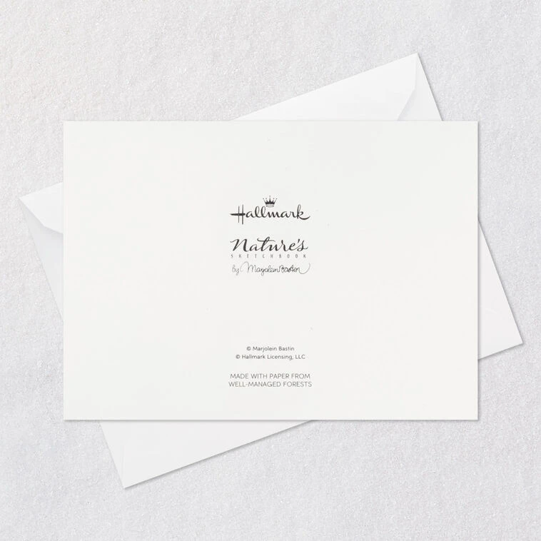 Hallmark Marjolein Bastin Winter Bunny Boxed Blank Christmas Thank-You Notes, Pack Of 10 8 Hallmark Marjolein Bastin Winter Bunny Boxed Blank Christmas Thank-You Notes, Pack Of 10 - Image 6