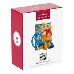 Hallmark Marvel Fantastic Four Ornament -Hallmark Gift Shop Marvel Fantastic Four Comic Book Keepsake Ornament 5QXI8592 08