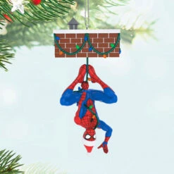 Hallmark Marvel Spider-Man Peekbuster Ornament With Motion-Activated Sound -Hallmark Gift Shop Marvel SpiderMan Peekbuster Keepsake Ornament 5QXI8642 02