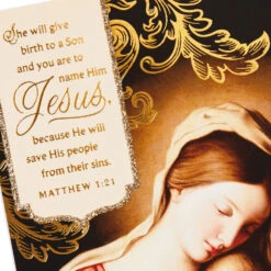 Hallmark Mary And Child Religious Boxed Christmas Cards, Pack Of 16 13 Hallmark Mary And Child Religious Boxed Christmas Cards, Pack Of 16 -Hallmark Gift Shop Mary and Child Religious Boxed Christmas Cards 1DSH1010 05