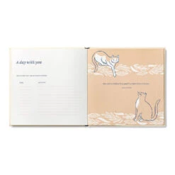 Our First Year Together: A Memory Keeper For Your New Cat Book -Hallmark Gift Shop Memory Keeper Book for Your New Cat 10578 03
