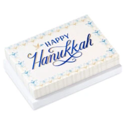 Hallmark Peaceful Blue And Gold Boxed Hanukkah Cards, Pack Of 40