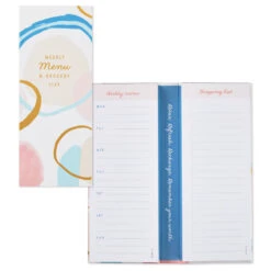 Hallmark Weekly Menu And Grocery List Memo Pad Set In Folio -Hallmark Gift Shop Menu and Shopping List Memo Pad Set in Folio 1HWJ3804 02