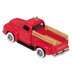 Hallmark Mini Lil' American Trucks 1954 Mercury M-100 2023 Metal Ornament, 0.75" -Hallmark Gift Shop Mercury M100 Truck Keepsake Ornament 1299QXM9159 06