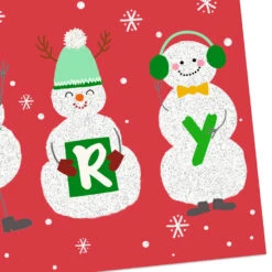 Hallmark Merry Snowmen Money Holder Christmas Cards, Pack Of 10 -Hallmark Gift Shop Merry Snowmen on Red Money Holder Christmas Cards 899XMH9145 06