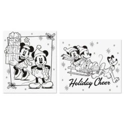 Hallmark Disney Mickey Mouse Letters To Santa Crayola® Coloring Kit -Hallmark Gift Shop Mickey Letters to Santa Kids Coloring Paper 1CZE2123 03