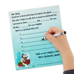 Hallmark Disney Mickey Mouse Letters To Santa Crayola® Coloring Kit -Hallmark Gift Shop Mickey Letters to Santa Kids Coloring Paper 1CZE2123 05