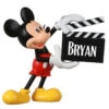 Hallmark Disney Mickey Mouse With Clapperboard Personalized Ornament -Hallmark Gift Shop Mickey Mouse Clapperboard Personalized Ornament 2499QHE1960B1 01