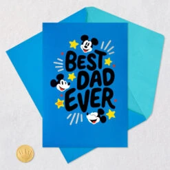 Hallmark Disney Mickey Mouse Best Dad Ever Musical Father's Day Card -Hallmark Gift Shop Mickey Mouse Dad Fathers Day Card With Music 899FFF1042 05