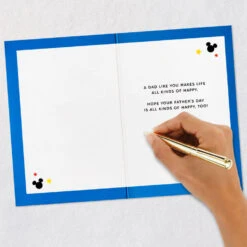 Hallmark Disney Mickey Mouse Best Dad Ever Musical Father's Day Card -Hallmark Gift Shop Mickey Mouse Dad Fathers Day Card With Music 899FFF1042 06