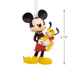 Disney Mickey Mouse Holding Puppy Hallmark Ornament -Hallmark Gift Shop Mickey Mouse Holding Puppy Christmas Ornament 3HCM3402 04