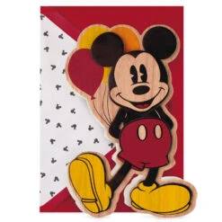 Hallmark Disney Mickey Mouse Make A Wish Birthday Card