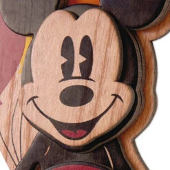 Hallmark Disney Mickey Mouse Make A Wish Birthday Card -Hallmark Gift Shop Mickey Mouse Wood Cut Birthday Card 1059LAD4453 04