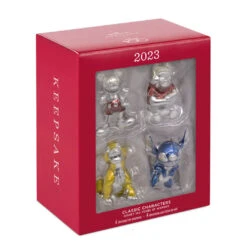 Hallmark Disney 100 Years Of Wonder Classic Characters Ornaments, Set Of 4 -Hallmark Gift Shop Mickey Pooh Simba Stitch Keepsake Ornaments 5499QXD6767 07