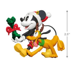 Hallmark Disney Mickey And Friends Bone-afide Besties Ornament -Hallmark Gift Shop Mickey With Bone for Pluto Keepsake Ornament 5QXD7182 04