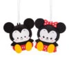 Better Together Disney Mickey And Minnie Magnetic Hallmark Ornaments, Set Of 2 -Hallmark Gift Shop Mickey and Minnie Christmas Ornaments 3HCM2402 01