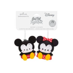 Better Together Disney Mickey And Minnie Magnetic Hallmark Ornaments, Set Of 2 -Hallmark Gift Shop Mickey and Minnie Christmas Ornaments 3HCM2402 04