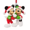Disney Mickey And Minnie Sharing Cocoa Hallmark Ornament -Hallmark Gift Shop Mickey and Minnie Sharing Cocoa Christmas Ornament 3HCM4457 01