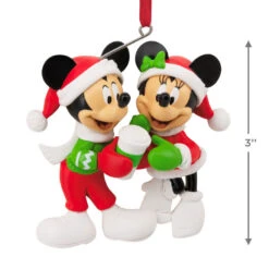 Disney Mickey And Minnie Sharing Cocoa Hallmark Ornament -Hallmark Gift Shop Mickey and Minnie Sharing Cocoa Christmas Ornament 3HCM4457 04