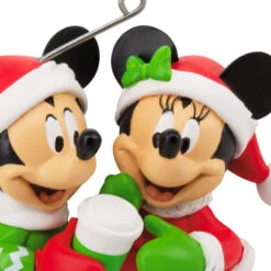 Disney Mickey And Minnie Sharing Cocoa Hallmark Ornament -Hallmark Gift Shop Mickey and Minnie Sharing Cocoa Christmas Ornament 3HCM4457 06