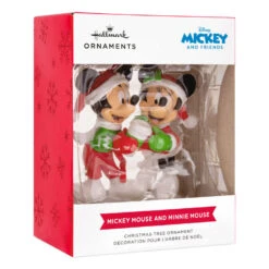 Disney Mickey And Minnie Sharing Cocoa Hallmark Ornament -Hallmark Gift Shop Mickey and Minnie Sharing Cocoa Christmas Ornament 3HCM4457 08