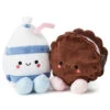 Hallmark Better Together Milk And Cookie Magnetic Plush, 6" -Hallmark Gift Shop Milk Carton and Chocolate Cookie Magnetic Plush 1KID1642 01