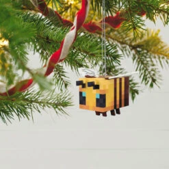 Hallmark Minecraft Bee Ornament -Hallmark Gift Shop Minecraft Bee Keepsake Ornament 1399QXI7189 02