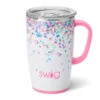 Swig Confetti Stainless Steel Travel Mug, 18 Oz. -Hallmark Gift Shop Mini Dots on White Insulated Slim Travel Mug S102C18CN 01