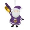 NFL Minnesota Vikings Santa Fan Hallmark Ornament -Hallmark Gift Shop Minnesota Vikings Santa Fan Christmas Ornament 1OSL2591 01