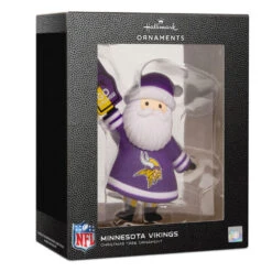 NFL Minnesota Vikings Santa Fan Hallmark Ornament -Hallmark Gift Shop Minnesota Vikings Santa Fan Christmas Ornament 1OSL2591 08