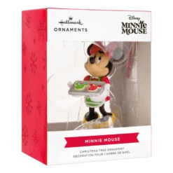Disney Minnie Mouse Baking Cookies Hallmark Ornament -Hallmark Gift Shop Minnie Baking Cookies Christmas Ornament 3HCM4458 08