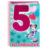 Hallmark Disney Minnie Mouse 5th Birthday Card For Her -Hallmark Gift Shop Minnie Mouse 5th Birthday Card for Her 659HKB6143 01