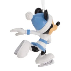Disney Minnie Mouse Ice Skating Hallmark Ornament -Hallmark Gift Shop Minnie Mouse Ice Skating Christmas Ornament 3HCM4459 07
