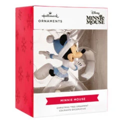 Disney Minnie Mouse Ice Skating Hallmark Ornament -Hallmark Gift Shop Minnie Mouse Ice Skating Christmas Ornament 3HCM4459 08