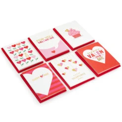 Hallmark Modern Hearts Assorted Valentine's Day Cards, Pack Of 36