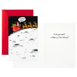Hallmark Modern Holidays Funny Assorted Boxed Christmas Cards, Pack Of 24 -Hallmark Gift Shop Modern Holidays Funny Assorted Boxed Christmas Cards 1XPX5183 06