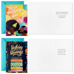 Hallmark Bold And Uplifting Assorted Birthday Cards For Her, Pack Of 16 -Hallmark Gift Shop Modern Mahogany Birthday Cards Assortment for Her 5STZ1207 02