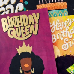Hallmark Bold And Uplifting Assorted Birthday Cards For Her, Pack Of 16 -Hallmark Gift Shop Modern Mahogany Birthday Cards Assortment for Her 5STZ1207 04
