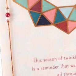 Hallmark Grateful For Your Goodness Christmas Card For Mom -Hallmark Gift Shop Modern Mosaic Holiday Wreath Mom Christmas Card 759XZH1675 06