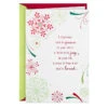 Hallmark Extra Joy In Your Life Christmas Card -Hallmark Gift Shop Modern Red and Green Snowflakes Christmas Card 699XZH1277 01