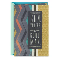 Hallmark Good Man, Great Son Birthday Card For Son